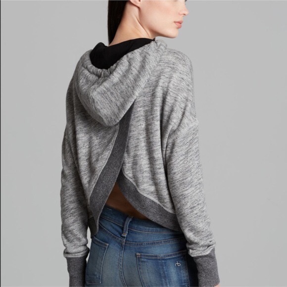 rag & bone Tops - Rag & Bone Murphy Crossover Hoodie